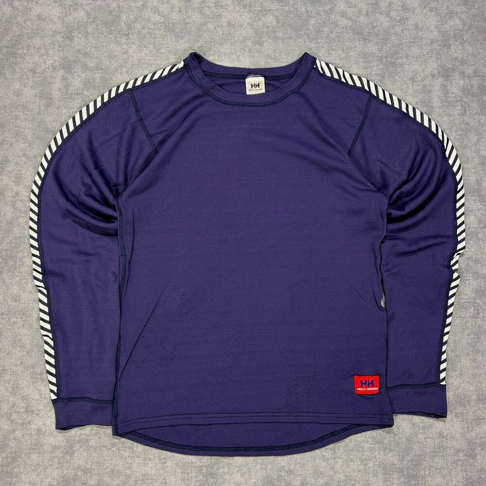 Helly Hansen Lifa striped activewear long sleeve shirt womens size M